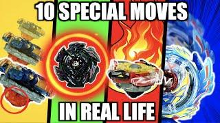 Learning 10 Beyblade Evolution Special Moves IN REAL LIFE