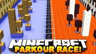 Minecraft PRESTONPLAYZ vs LACHLAN PARKOUR - 1v1 Race Parkour Race