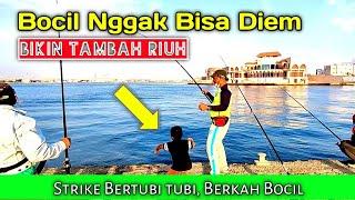 Bocil Nginthil Kayak Tuyul Strike Bertubi-tubi Part 1  Fishing Jeddah