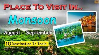 Must Visit Places In Monsoon August September In India  Top 10 Best Monsoon Places #monsoon