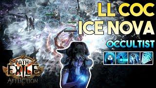 3.23 CoC Ice Nova of Frostbolts Build  Occultist  Affliction  Path of Exile 3.23