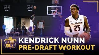 Lakers Pre-Draft Workout Oakland Guard Kendrick Nunn Lakers Mentality Drill