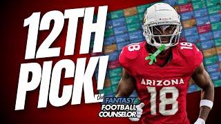 12th Pick Solved Fantasy Football Mock Draft