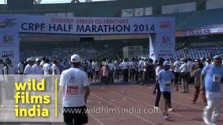 CRPF Half Marathon 2014 in Delhi