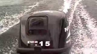 Parsun 15HP demonstration - Lac Cayamant Quebec