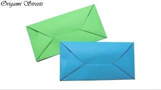 Как сделать конверт из бумаги. Оригами конверт