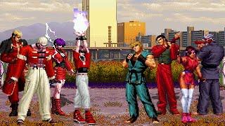 KOF Mugen Memorial  King of Orochi Team vs Art of Fighting Team  4vs4 