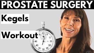 Prostatectomy Kegel Exercises for Men  Physiotherapy Real Time Radical Prostatectomy Workout