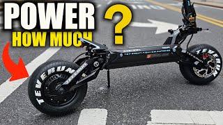 This is DANGEROUS the Worlds WILDEST E-scooter TEVERUN FIGHTER SUPREME 7260R Full REVIEW