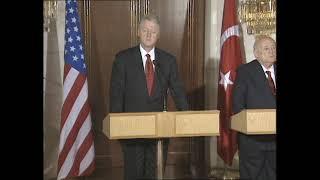 President Clinton after Discussion with President Demirel 1999 FOIA # 2022-0889-F