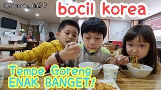 AJAK ANAK TETANGGA DIKOREA MAKAN BAKSO+TEMPE GORENG