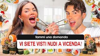 SUSHI CHALLENGE IMBARAZZANTE CON @nicolepallado   GIANMARCO ZAGATO