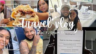 Orlando Travel Vlog  Never Flying Spirit Again Trying the Best Biscuits DisneyWorld Tickets