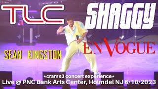 Shaggy TLC En Vogue Sean Kingston Hot Summer Nights Tour LIVE @ PNC Bank Arts Center Holmdel NJ 2023