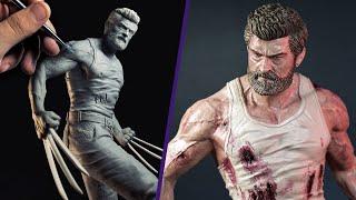 Sculpting Wolverine  LOGAN  Timelapse