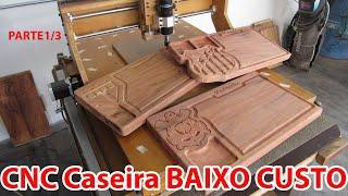 como fazer CNC router caseira CNC BAIXO CUSTO homemade cnc router Parte 01