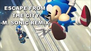 SONIC KARAOKE SING ALONG Sonic Generations - Escape from the city MSR T. Poley & T. Harnell