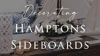 4 EASY STYLING TIPS to Update your Sideboard Buffet  Hamptons Style