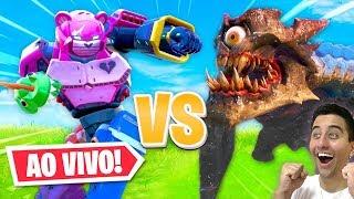 AGORA Evento Ao Vivo Do ROBO Vs MONSTRO Temporada 9 Fortnite