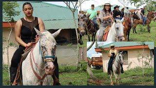 Wonderful Women Horse Riders at Cabalgata Llano Bonito Guatuso