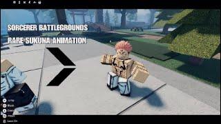 ROBLOX SORCERER BATTLEGROUNDS RARE SUKUNA ANIMATION