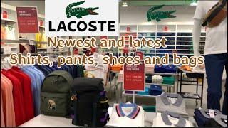 LACOSTE Newest and latest shirts pants shoes and bags. #Lacoste