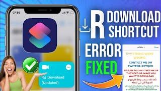 R Download Shortcut not Working  Fixed   r download shortcut cannot connect to gallery