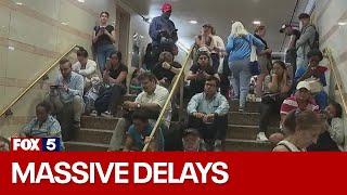 Massive Amtrak NJ Transit delays