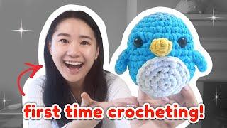 How I learned to crochet as a TOTAL BEGINNER Woobles kit review