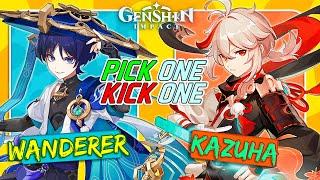 PICK ONE KICK ONE  Genshin Impact Characters Edition