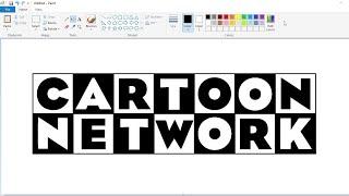 How to draw the Cartoon Network logo using MS Paint  How to draw on your computer