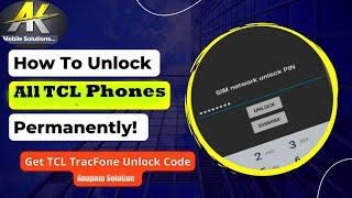 TCL 20 R 5G Network Unlock Code  T767H Network Unlock  tcl t767h Network Unlock - All TCL UNLOCK