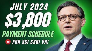 Exclusively For Seniors July 2024 $3800 Extra Payment Schedule Dates Social Security SSI SSDI VA