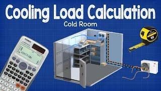 Cooling Load Calculation -  Cold Room hvac