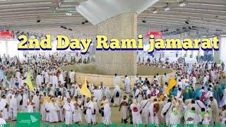 2nd Day Hajj 2022 Makkah Live mina stoning of the Devil Shaitan Rami jamarat