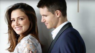 Canadas Most Beautiful Behind the Scenes on Robbie Amell and Italia Riccis shoot