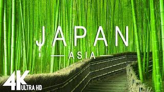 FLYING OVER JAPAN 4K UHD - Relaxing Music Along With Beautiful Nature Videos - 4K Video Ultra HD