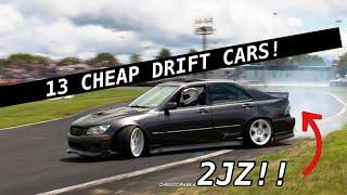13 GREAT Drift Cars For Less Than $5k
