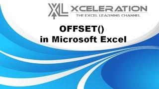How to use the OFFSET function in Microsoft Excel