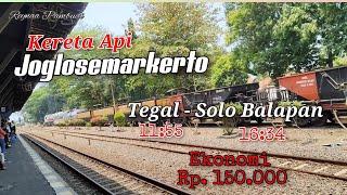 SENYAMAN INI PERJALANAN TEGAL KE SOLO DENGAN KA JOGLOSEMARKERTO