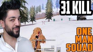 REKORUMU KIRDIM 31 KİLL ONE MAN SQUAD PUBG MOBİLE #TPP