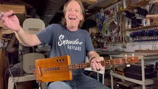 Cigar Box Guitar - How To Play - Honky Tonk Women - Mike Snowden - 3 String Thursday - Lesson