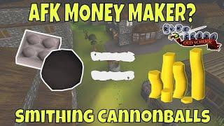 SMITHING Cannonballs For 1 Hour  OSRS Money Making