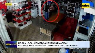 Encarnación así violentaron un local de electrodomésticos para hurtar dinero de la caja