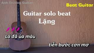 Karaoke Lặng - Guitar Solo Beat Acoustic  Anh Trường Guitar