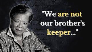 Maya Angelous Life Changing Quotes  Best Advice Dr. Maya Angelou Has Ever Given  Power Of Words