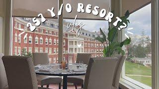 WEEKLY VLOG  staying at the oldest resort in america 🫣