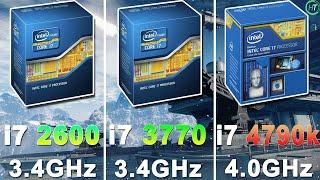 i7 2600 vs i7 3770 vs i7 4790k  Is There A Big Difference?