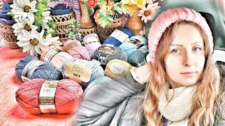 Большая закупка пряжи  Пряжа оптом с Садовода  Новая пряжа Yarn Art Kartopu NAKO