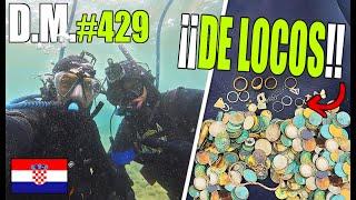 ANILLOS DE ORO JOYAS y CIENTOS DE MONEDAS hallados en una PLAYA PARA RICOS - Detección Metálica 429